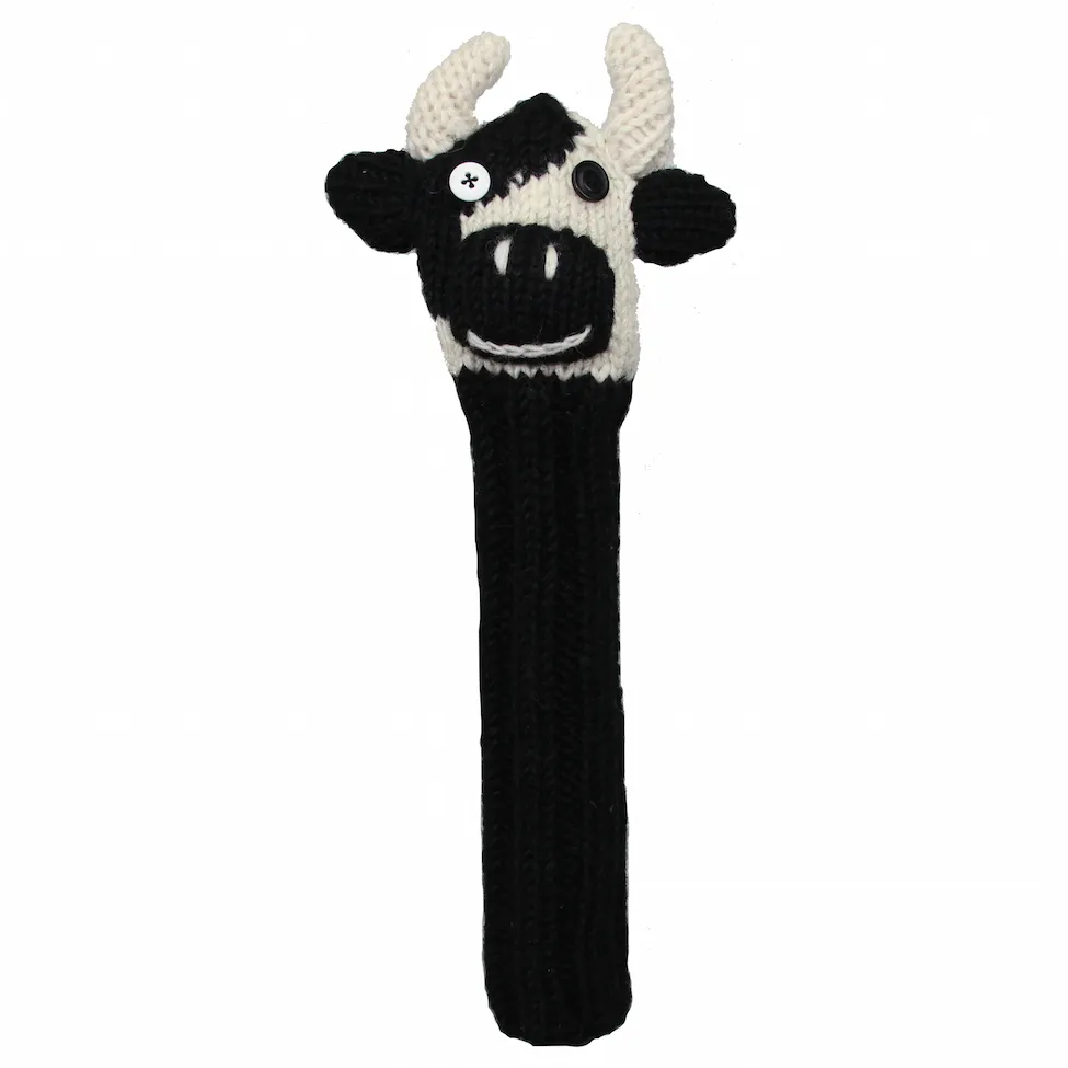 Sunfish pletený vlnený headcover – Krava