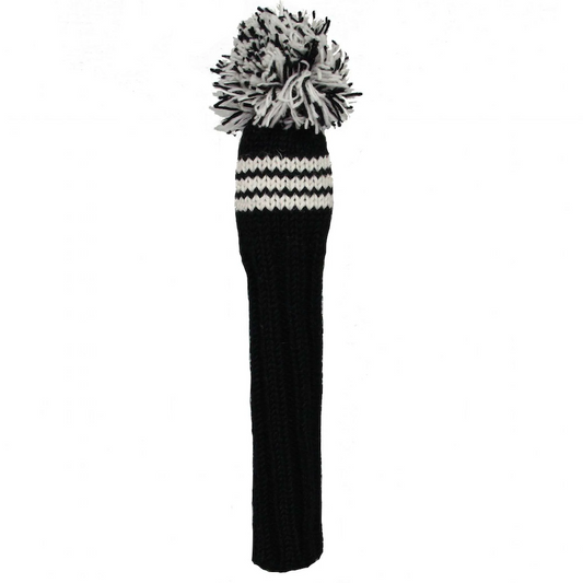 Sunfish pletený vlnený headcover – čierna a biela