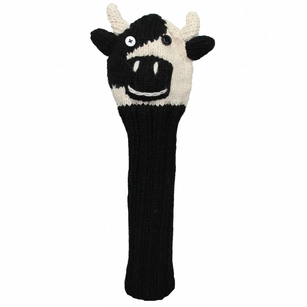 Sunfish pletený vlnený headcover – Krava
