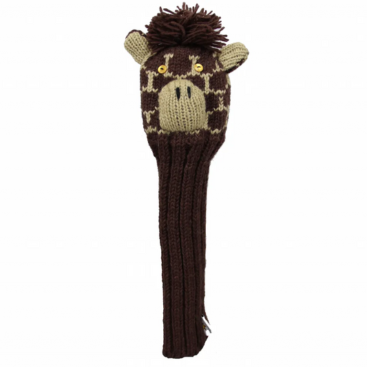 Sunfish pletený vlnený headcover – Žirafa