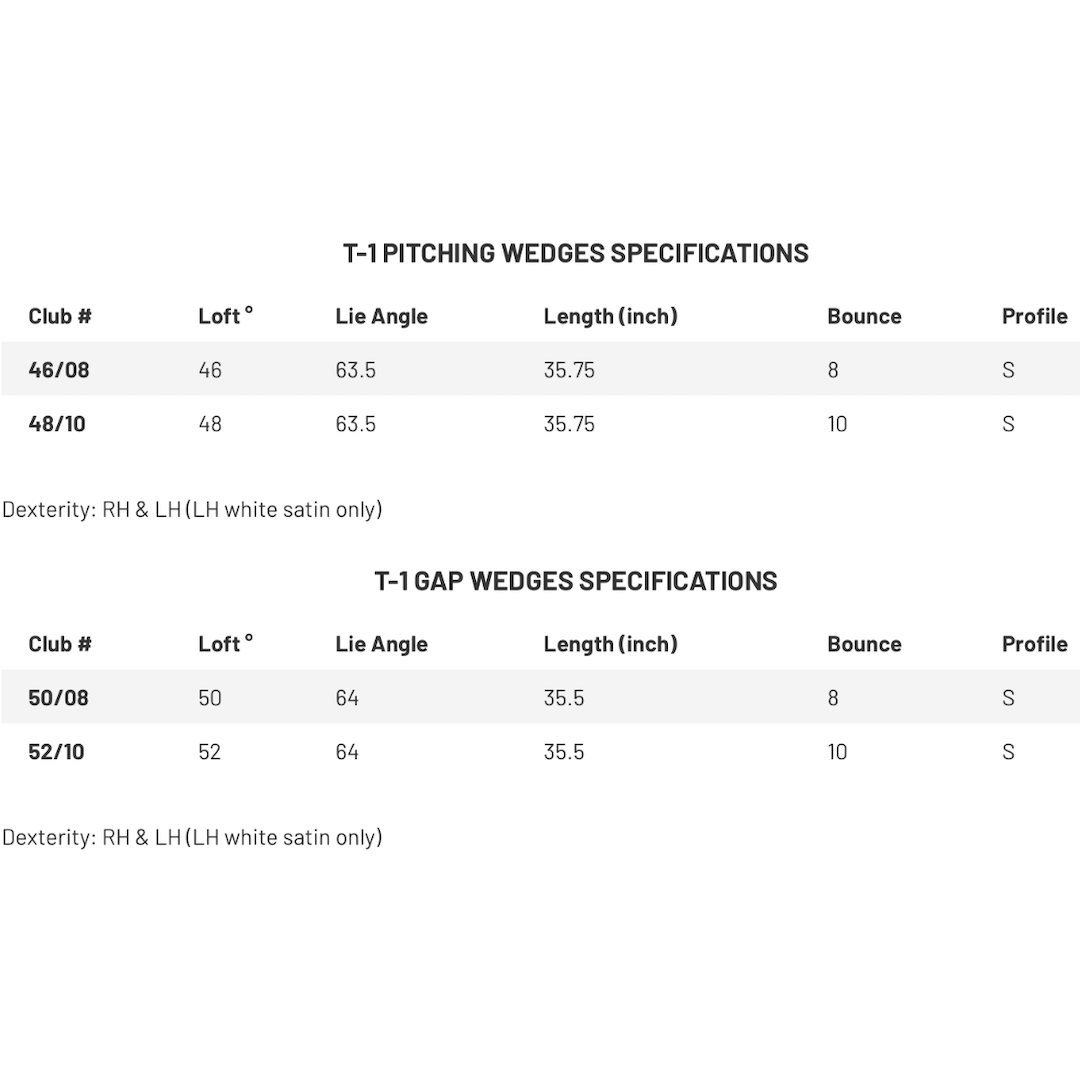 Mizuno Pro T-1 Wedge - Soft White Satin