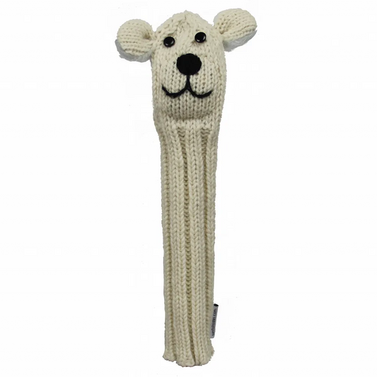 Sunfish pletený vlnený headcover – Ľadový medveď