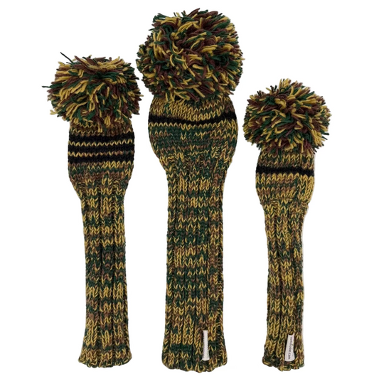 Sunfish pletený vlnený headcover – Camo