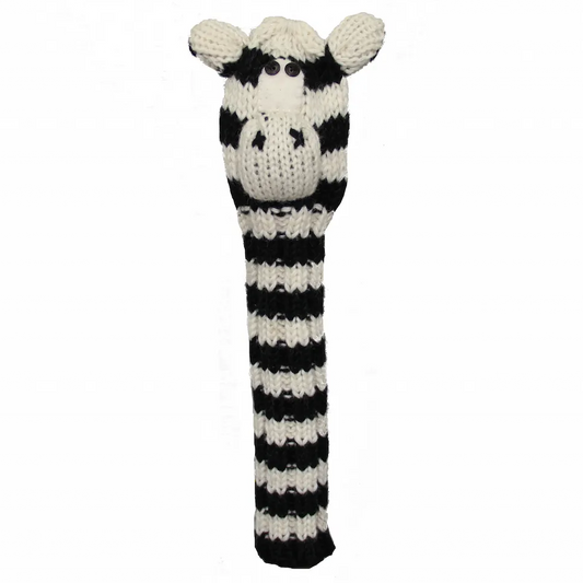 Sunfish pletený vlnený headcover – Zebra
